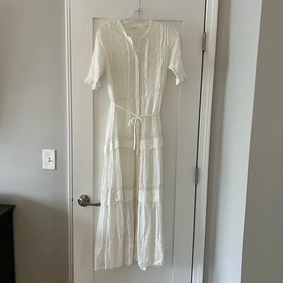 DÔEN Primrose dress, XS, salt - Picture 3 of 8